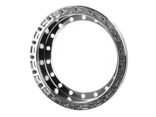 Boom Racing ProBuild™ 1.9" Alum 7.5mm Notched Wheel Barrel (1) Chrome BRPROB-22CR