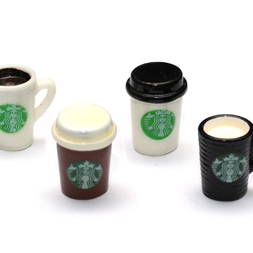 Team Raffee Co. RC Scale Accessories - Mug Coffee Cup Drinks (4/Set) BSCAC059