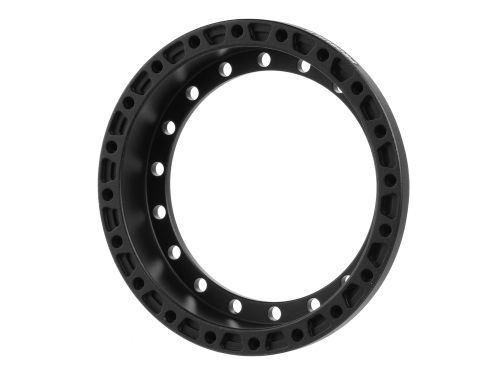 Boom Racing ProBuild™ 1.9" Alum 7.5mm Notched Wheel Barrel (1) Matte Black BRPROB-22MBK