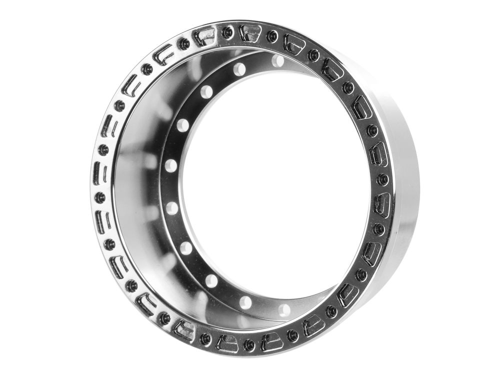 Boom Racing ProBuild™ 1.9" Alum 15mm Notched Wheel Barrel (1) Chrome BRPROB-23CR