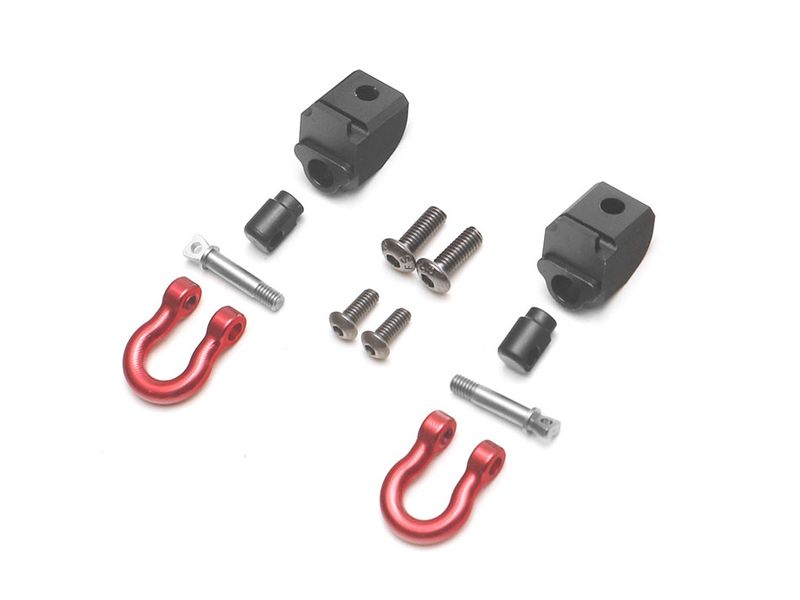 Boom Racing KUDU™ Front D-Ring Shackle &amp; Retainer for BRX02 Link Version BRX020069A