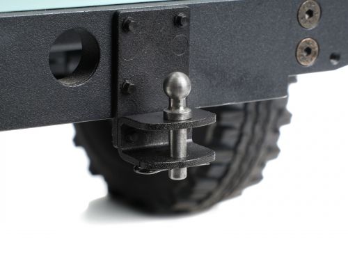 Boom Racing KUDU™ Steel Tow Ball &amp; Jaw Pin Coupling Hitch with Drop Plate BRX02424