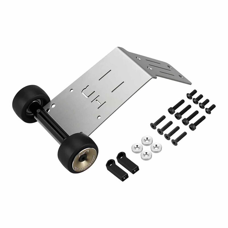 Hot Racing Stainless Steel Heavy Duty Skid Plate Wheelie Bar, 1/16 ARRMA Mini Kraton HRAAMN133K
