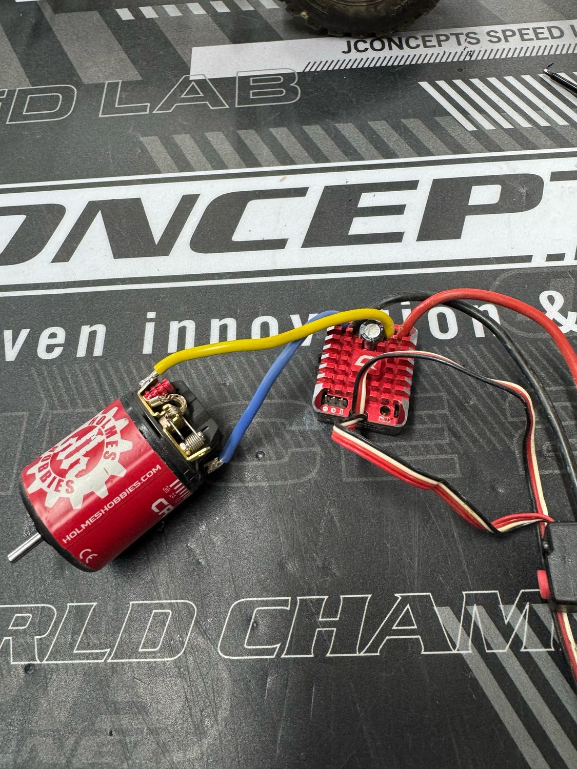 Used Hobbywing 1080 with Holmes Crawlmaster Pro 540 13t Motor