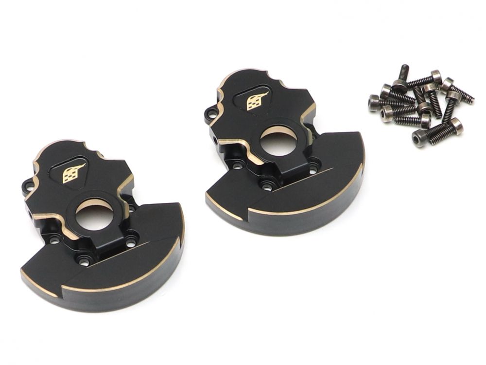 Boom Racing Brass Rear Knuckle Covers for AR44/BRX70/BRX80/BRX90 Portal PHAT™ Axle BRPT010