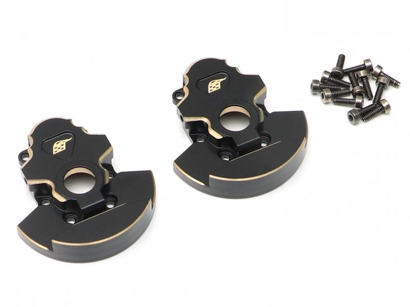 Boom Racing Brass Rear Knuckle Covers for AR44/BRX70/BRX80/BRX90 Portal PHAT™ Axle BRPT010