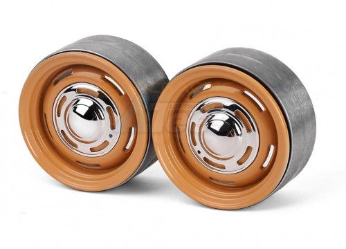 GRC 1/10 Scale 1.9 Inch Metal Wheels #G12 Desert Yellow GRC/G130LY