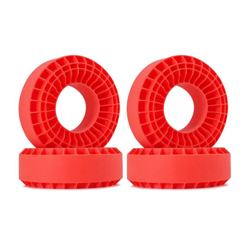 INJORA Silicone Rubber Inserts for 1.9" 118-122mm(4.75" OD) Tires (1906) (Red) (Hard) DGT-1906RD