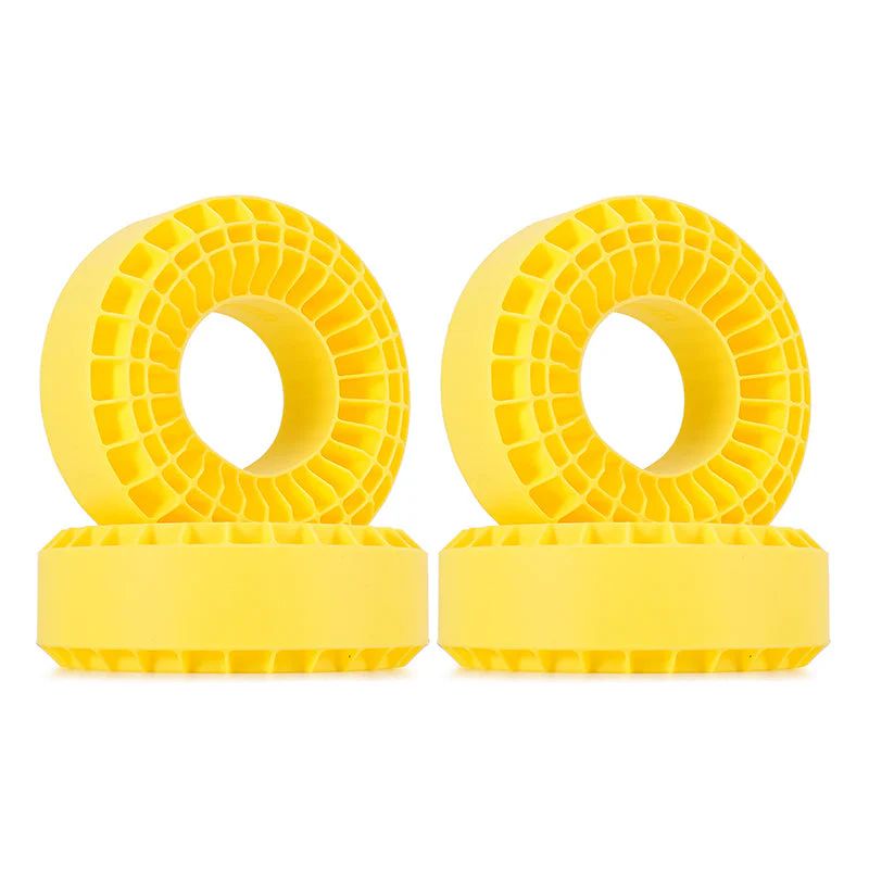 INJORA Silicone Rubber Inserts for 1.9" 118-122mm(4.75" OD) Tires (1906) YELLOW (Super Soft) DGT-1906YE