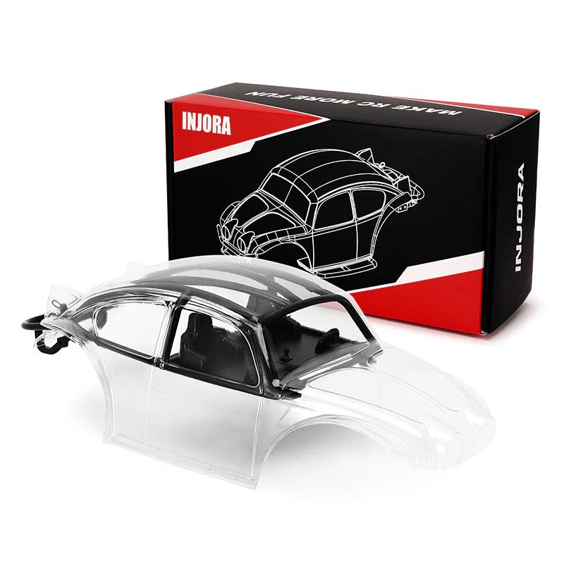 INJORA BUG18 Body with Interior (Clear) BUG18-CL