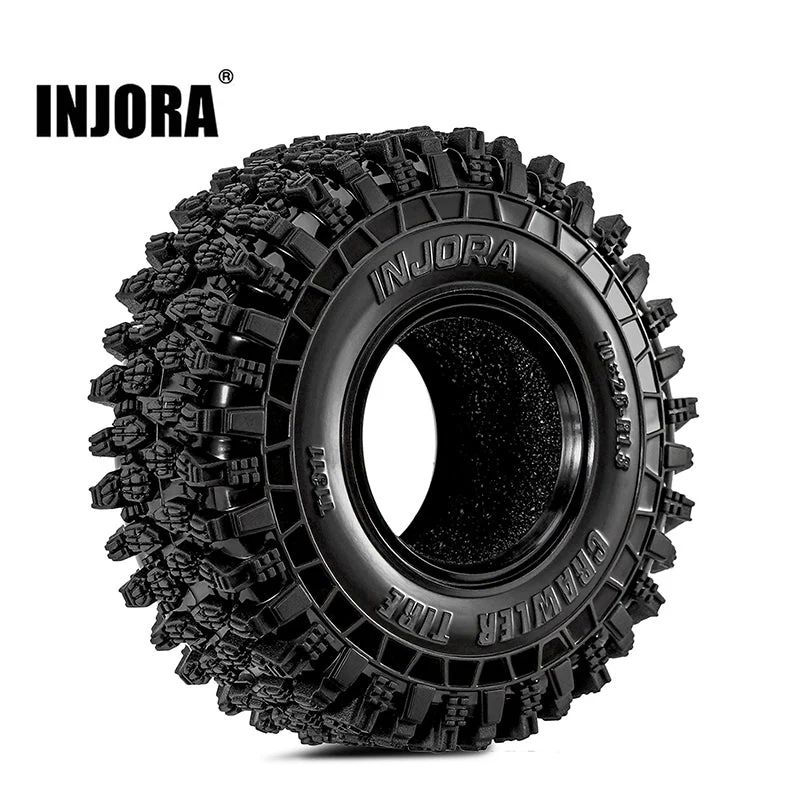 INJORA 1.3" 70*26mm Rock Crawling Tires (T1311) (4) YQT-1311