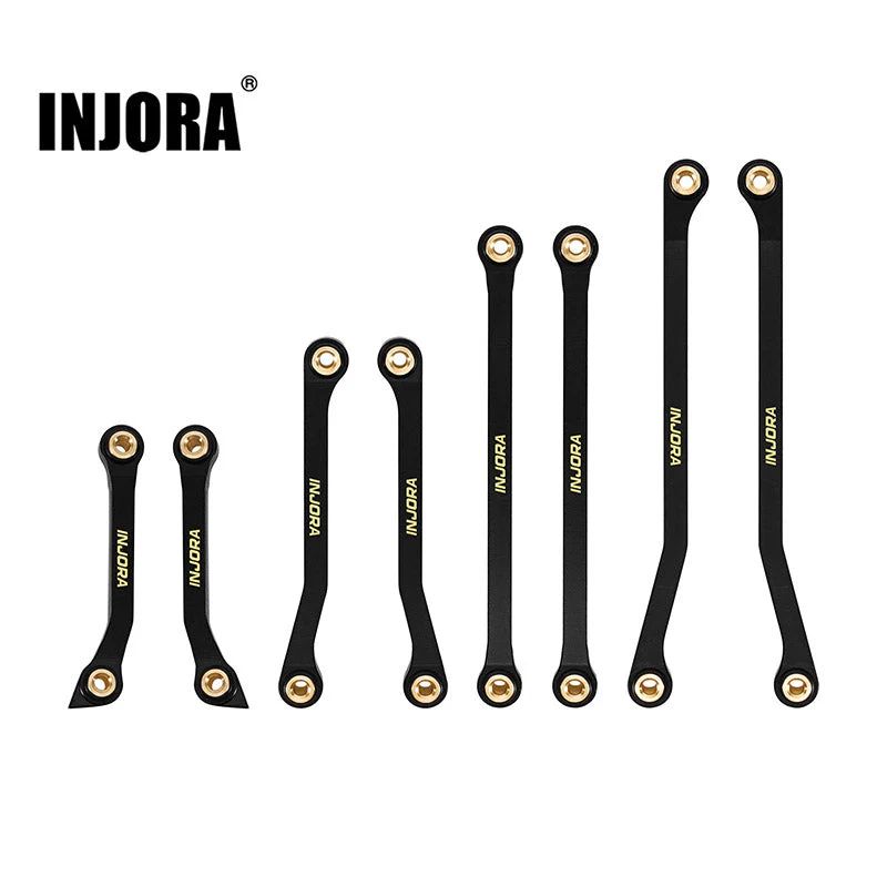 INJORA Black Brass High Clearance Links for 1/18 Redcat Ascent-18 APEX ASC18-32