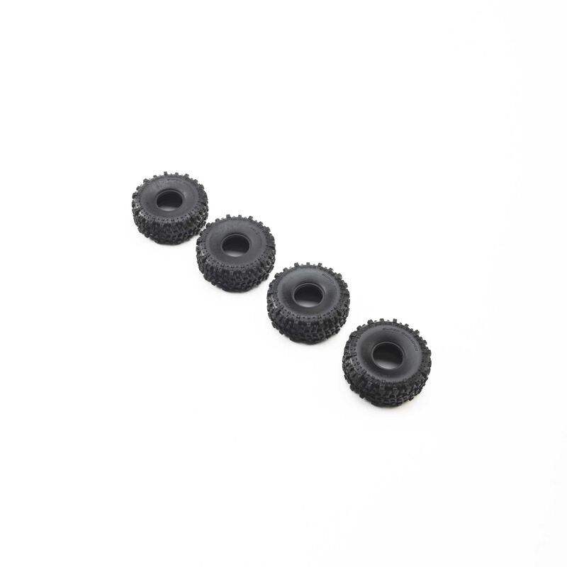 Axial 0.8"/1.0" Interco Bogger Tires (4): SCX24 AXI-3947