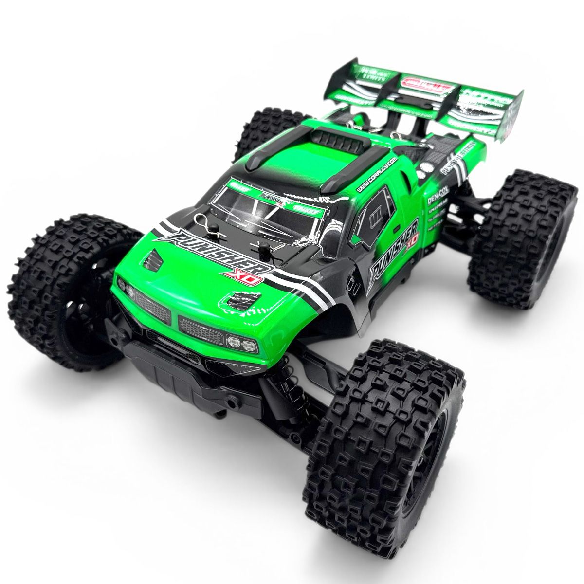 Corally Punisher XD 4WD 2S Small Scale, RTR Monster Truck, Green COR00231-G
