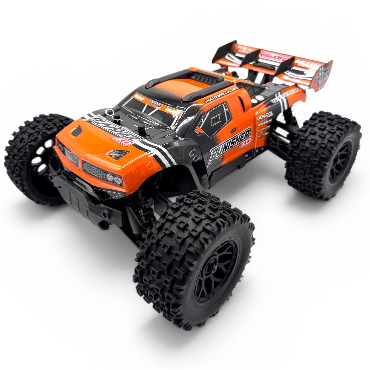 Corally Punisher XD 4WD 2S Small Scale, RTR Monster Truck, Orange COR00231-O