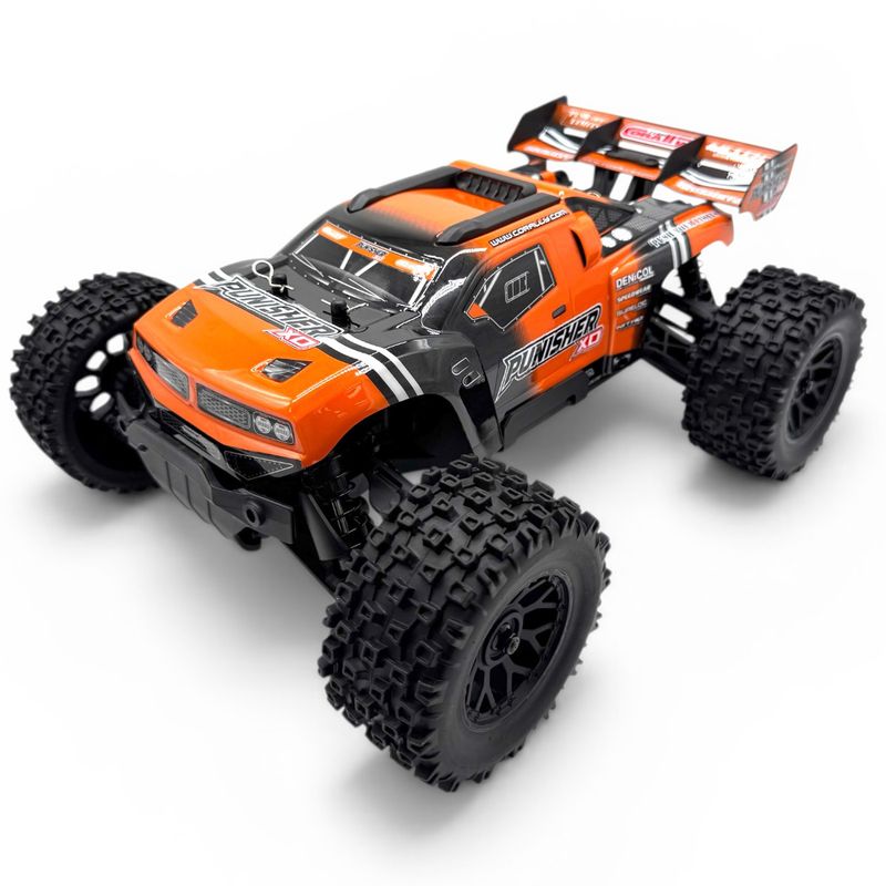 Corally Punisher XD 4WD 2S Small Scale, RTR Monster Truck, Orange COR00231-O