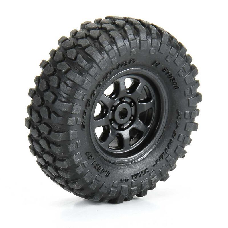 Pro-Line Racing 1/30 BFG Krawler T/A KX Front/Rear Mounted Black Icon Nuevo (4) for Axial SCX30 PRO1030610