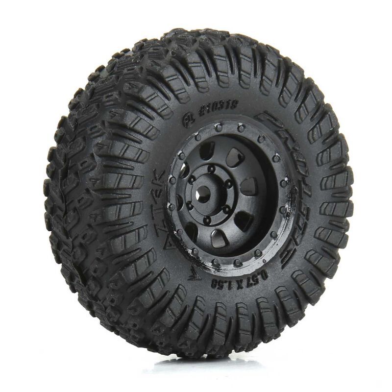 Pro-Line Racing 1/30 Aztek Front/Rear Mounted Black Clobber (4) for Axial SCX30 PRO1031910