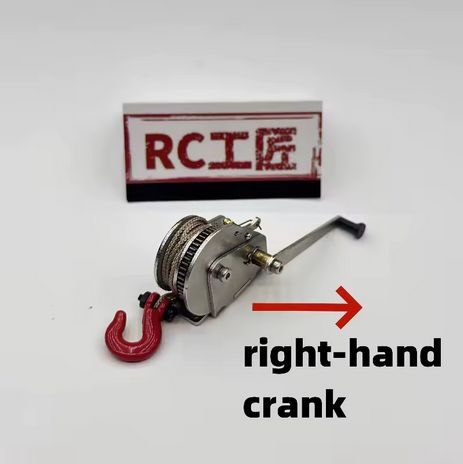 Dixieland R/C Right Hand Mini Metal Hand Ratchet Winch