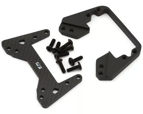 Team Associated Factory Team Enduro Carbon Fiber &amp; Steel SOA Mount Set (45g) ASC42388