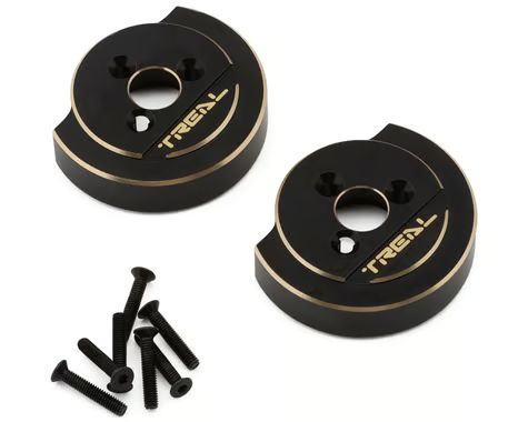 Treal Hobby Vanquish H10 Optic Brass Rear Counterweights (2) (78.4g Each) (Use With TLHVPH10) TLHVPH10-07
