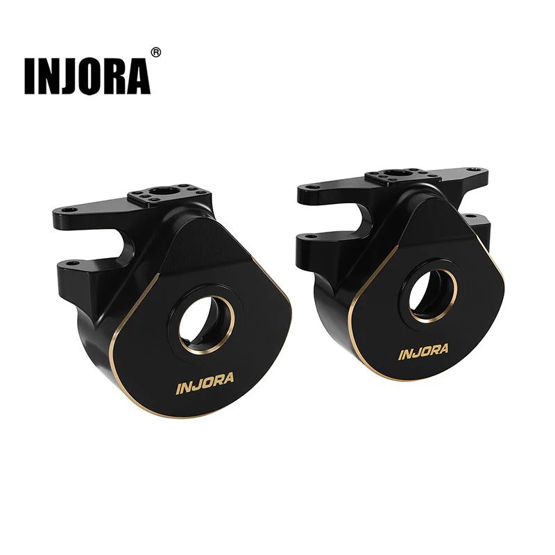 INJORA Black Brass Steering Knuckles for 1/10 VP H10 Optic H10-01