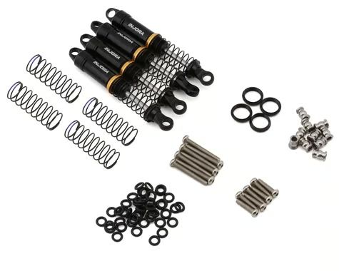 Injora LS 59mm Long Travel Aluminum Threaded Oil Shocks for Traxxas® TRX-4M® (Black) (4) INJ4M-122BK