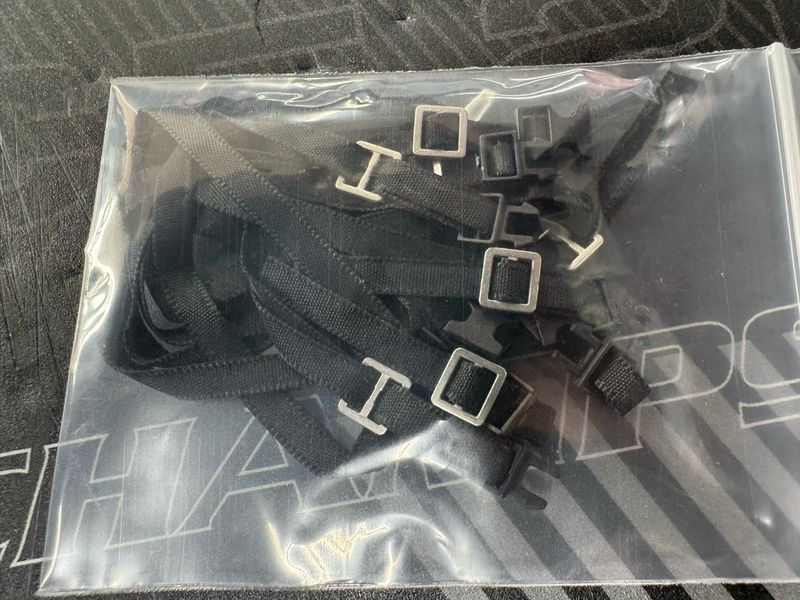 Dixieland R/C Black Elastic Strap w/buckle (5pcs)