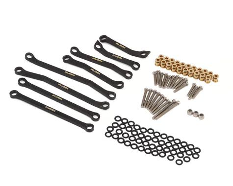 Injora Redcat Ascent-18 Apex Black Brass High Clearance Link Set (Black) (36g) ASC18-32