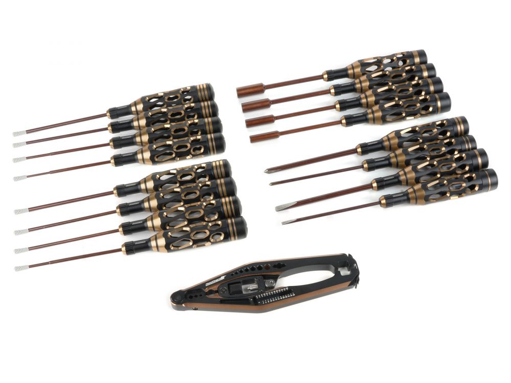 Boom Racing KUDU™ Tool Set (17pcs) + Carrying Bag with 2 Yr Warranty BRT10062