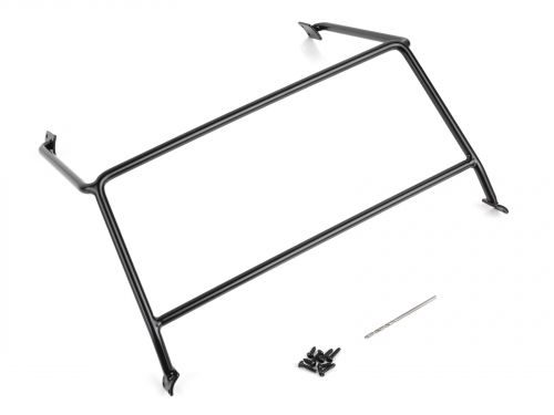 Boom Racing KUDU™ Steel Windscreen Roll Cage for Team Raffee Co. Defender D90/D110 Body BRX02413