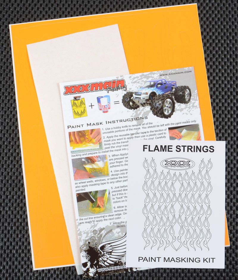 XXX Main Racing Flame Strings Paint Mask XXXM044L