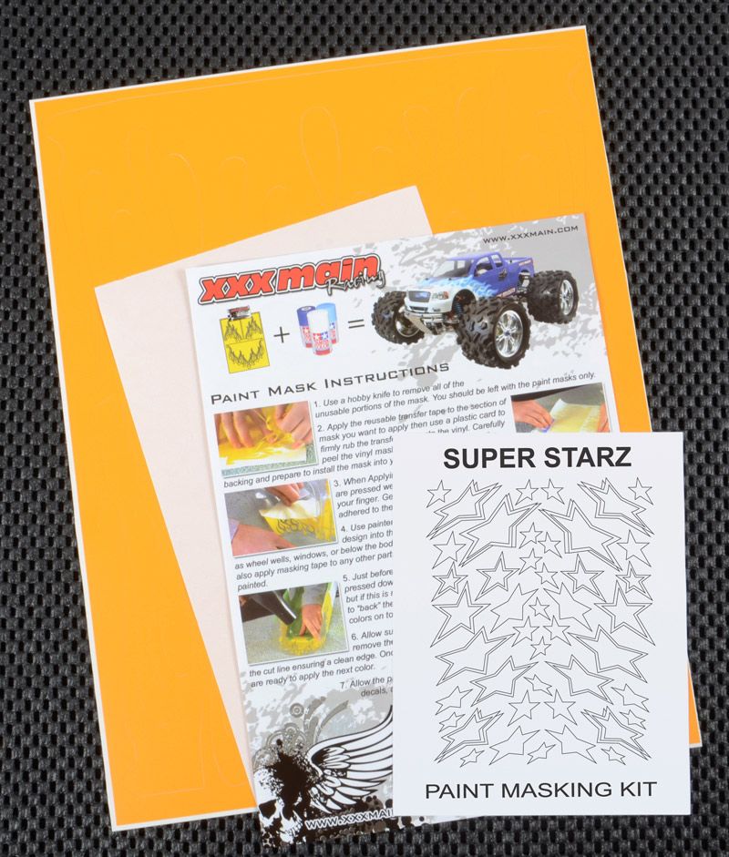 XXX Main Racing Super Starz Paint Mask XXXM068L