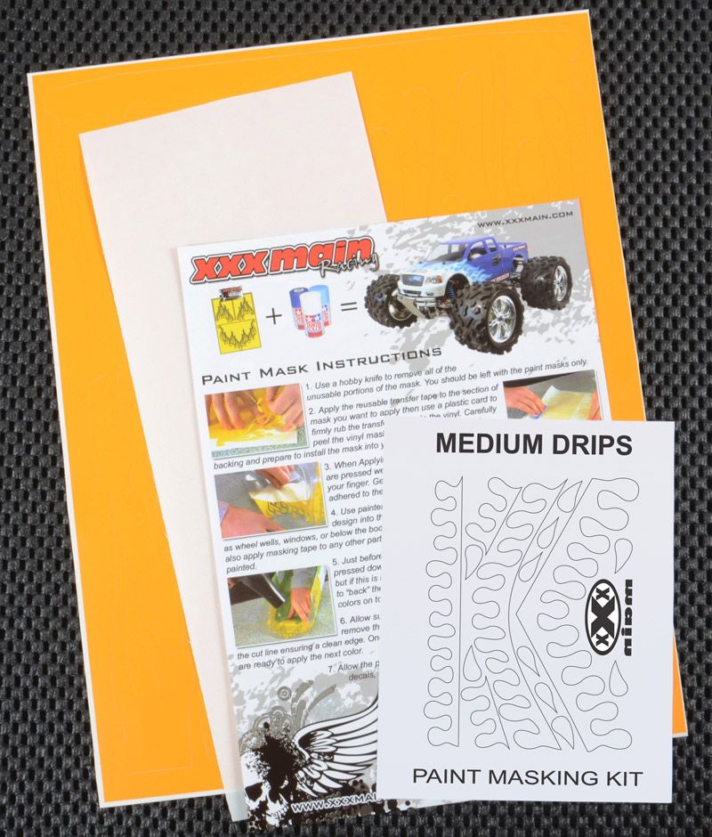 XXX Main Racing Medium Drips Paint Mask XXXM003L