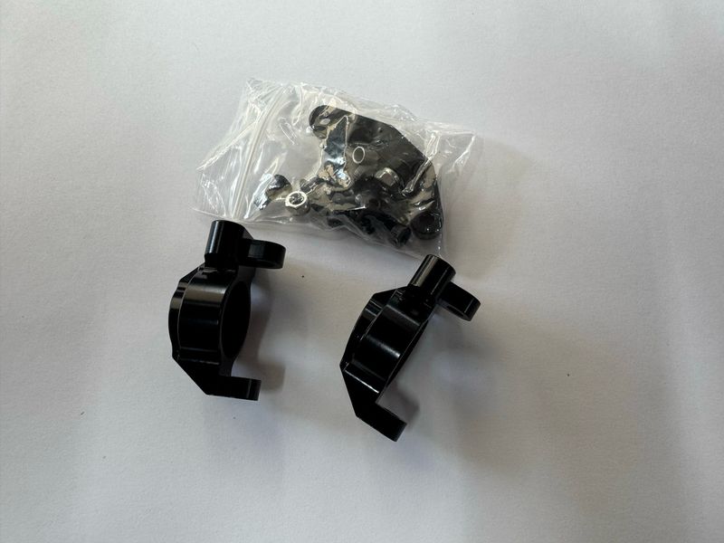 Dixieland R/C Element Enduro Front Aluminum Knuckles (Black)