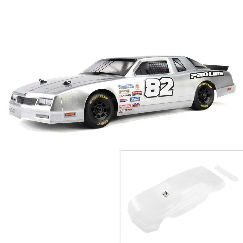 Pro-Line Racing 1/12 Pre-Cut 1986 Chevy Monte Carlo Clear Body: Losi NASCAR® Race Car PRO370817
