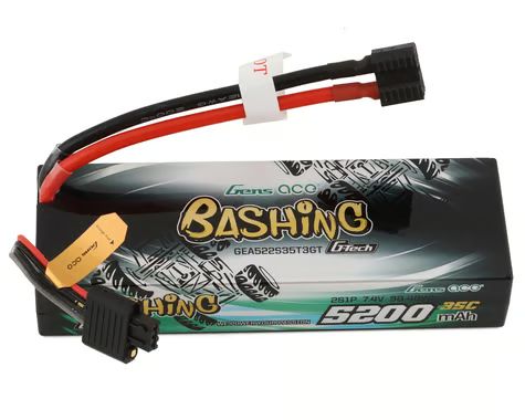 Gens Ace 2S G-Tech Smart "Bashing" LiPo Battery 35C (7.4V/5200mAh) w/Universal Connector GEA522S35T3GT