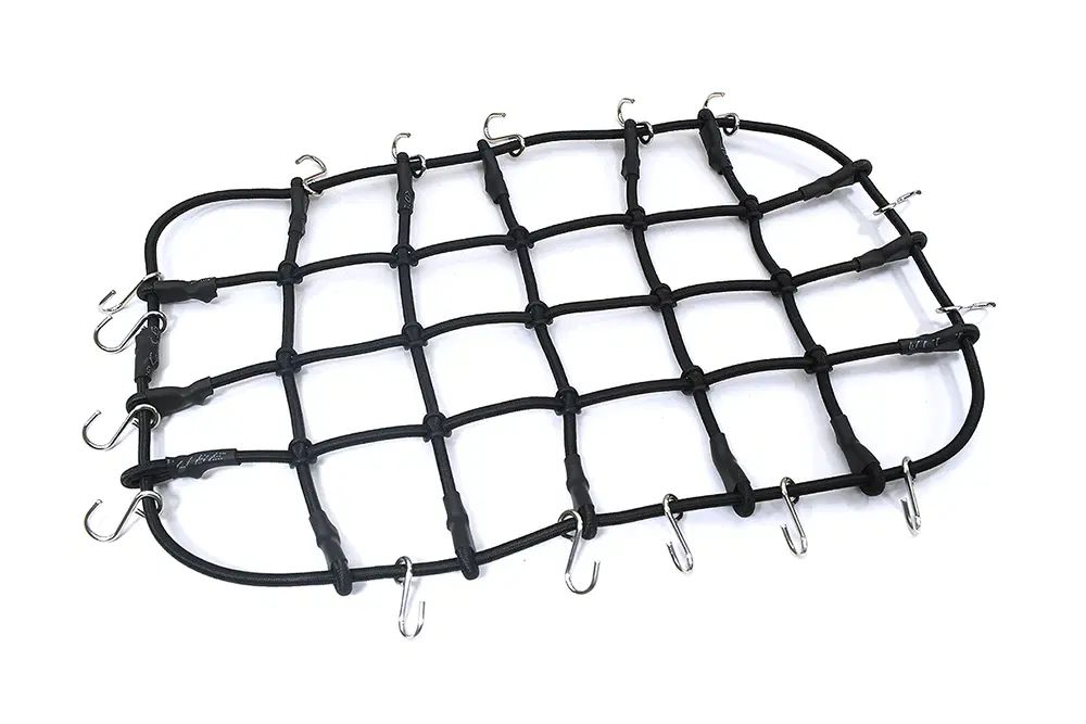 Integy Realistic Nylon Cargo Net 195x120mm for 1/10 Scale Crawler C34237BLACK