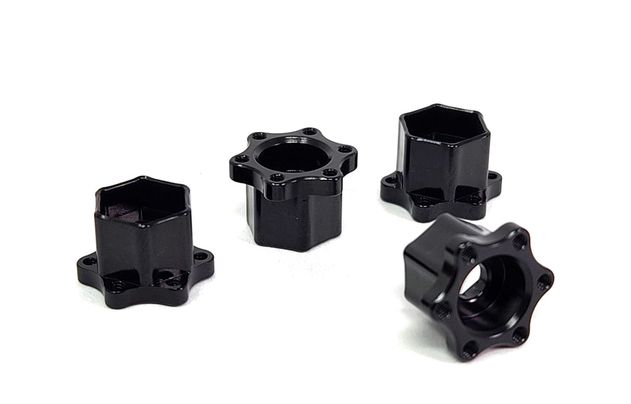 Dlux SCX24/TRX4M Wheel Hubs for 7mm hexes (4) (8mm) 52477