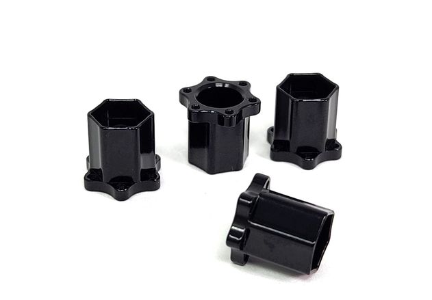 Dlux SCX24/TRX4M Wheel Hubs for 7mm hexes (4) (11mm) 52477