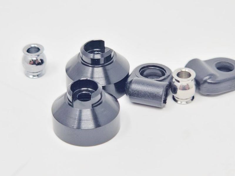 Dlux Compact Offset Caps (Black) (2) 50953BLK