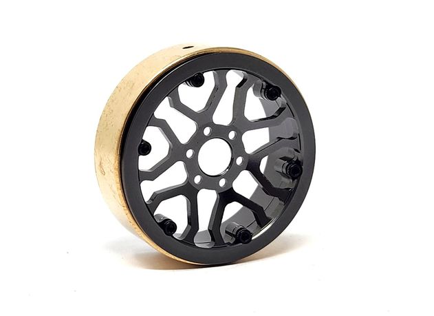 Dlux 1.3 High Clearance Beadlock Wheels (Gunmetal) (Set of 4) 52648