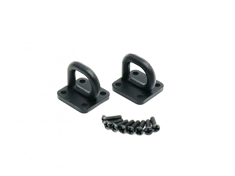 Boom Racing Aluminum D-Ring Towing Eye Hook (2) for BRX02 88/109 BRX02426A