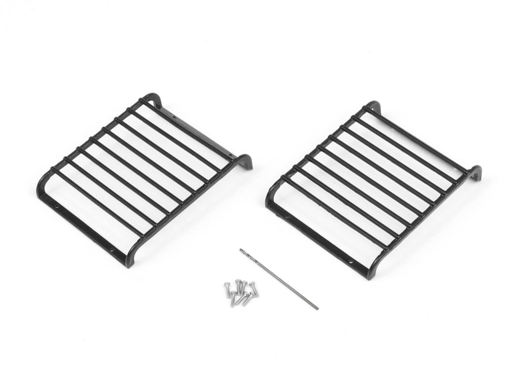 Boom Racing Metal Front Lamp Guards - Slatted Type (2) for BRX02 D130 BRX027059