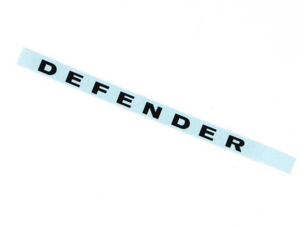 Boom Racing Official Defender Bonnet Emblem Decal (Chrome Black) for BRX02 D130 BRX027065BK