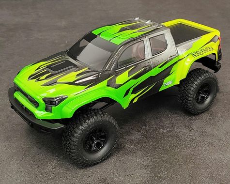 Bittydesign T400 1/18 Micro Crawler Pre-Trimmed Truck Body for Traxxas® TRX-4M® (Clear) w/Clipless Body Mounts BDYTRX-18T400