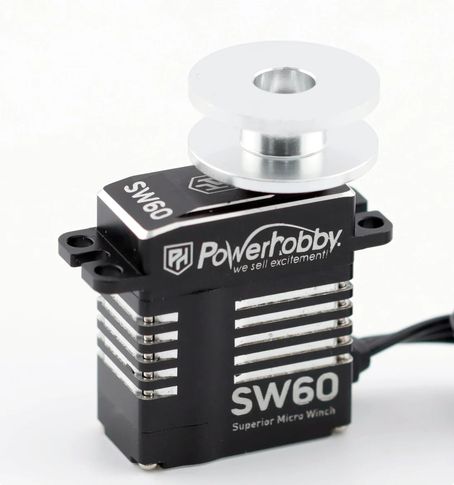 Powerhobby SW60 High Torque Superior Micro Winch Servo PHB7500+PHB5900