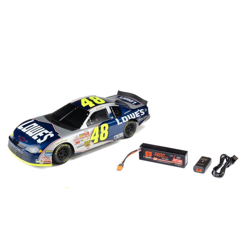 Losi NASCAR Jimmie Johnson No. 48 Lowes Chevrolet Monte Carlo (Battery &amp; Charger Included) LOS1120248