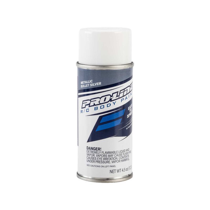 Pro-Line Racing RC Body Spray Paint - Metallic Billet Silver PRO643705