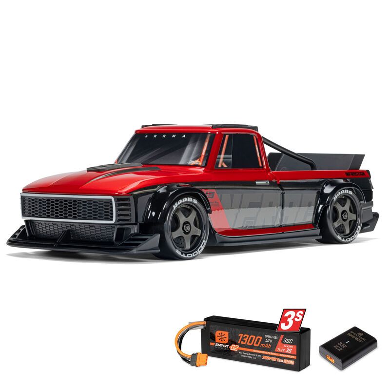 ARRMA INFRACTION GROM 3S (RED) (Battery &amp; Charger Included) ARA2315ST1
